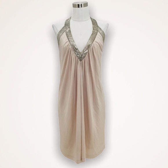 BCBGMaxAzria Dresses & Skirts - BCBGMAXAZRIA Beige/Nude Cocktail Dress